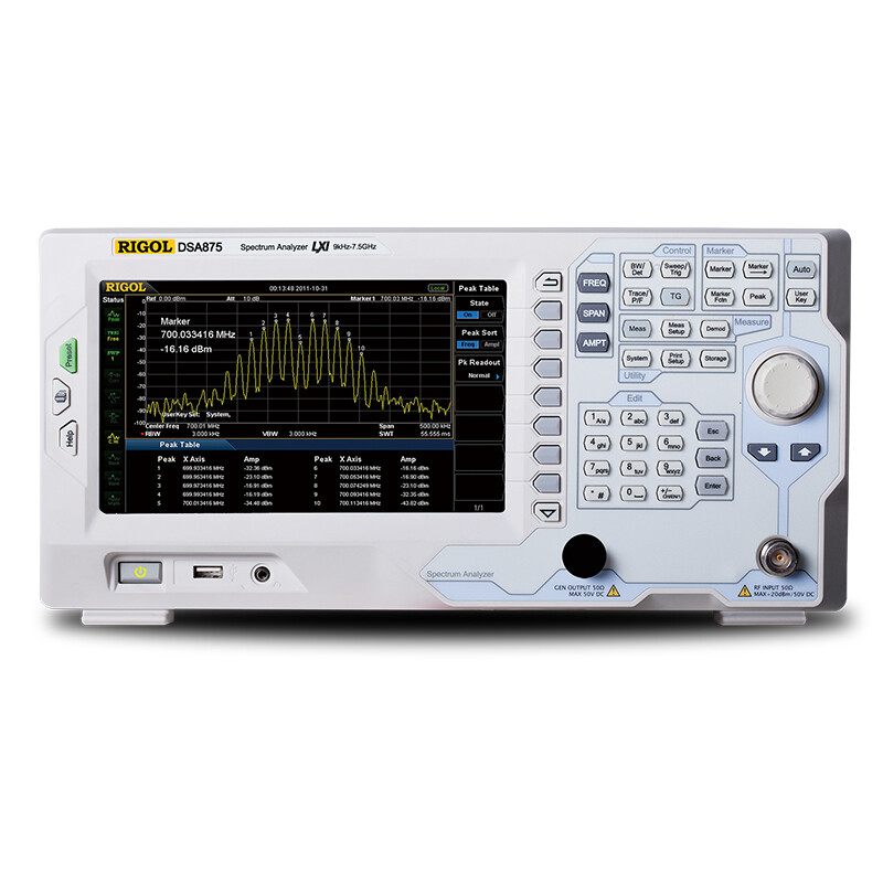 探索信號世界 普源RIGOL DSA832E-TG頻譜分析儀解析與應用